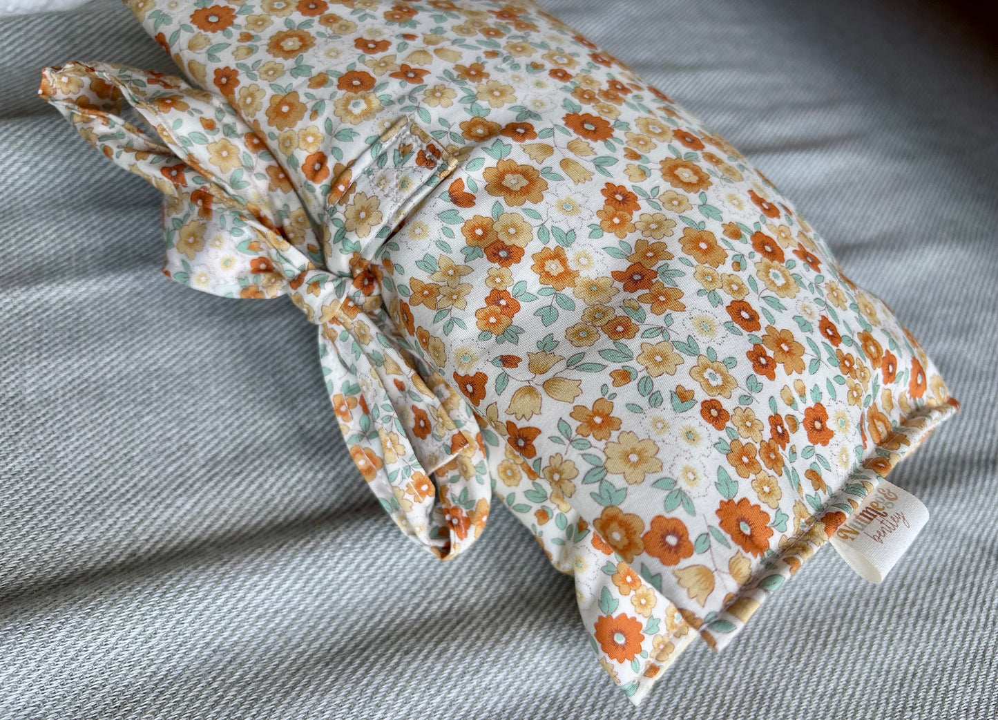 Nappy Wallet - Orange and Yellow Florals Gingham
