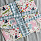 Nappy Wallet - Fairy Tale Teal Gingham