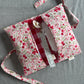 Nappy Wallet - Pink and Red Floral Picnic