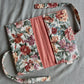 Nappy Wallet - Vintage Floral Coral