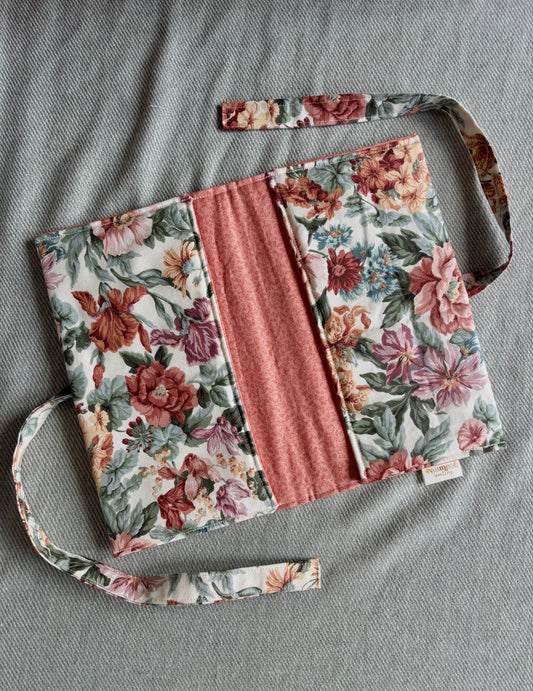 Nappy Wallet - Vintage Floral Coral