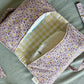 Nappy Wallet - Purple Yellow Florals Gingham