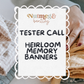 TESTER SPOT Heirloom Memory Banner