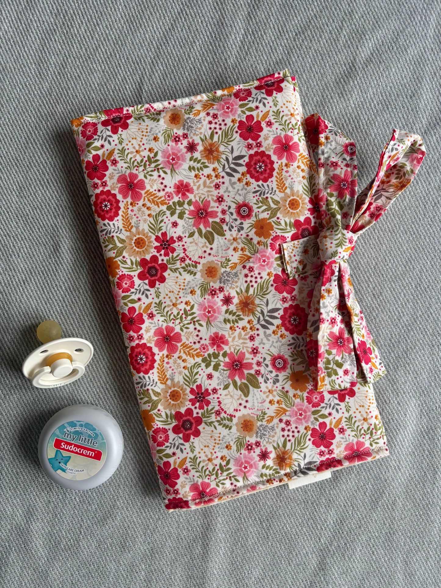 Nappy Wallet - Summer Florals Yellow Gingham
