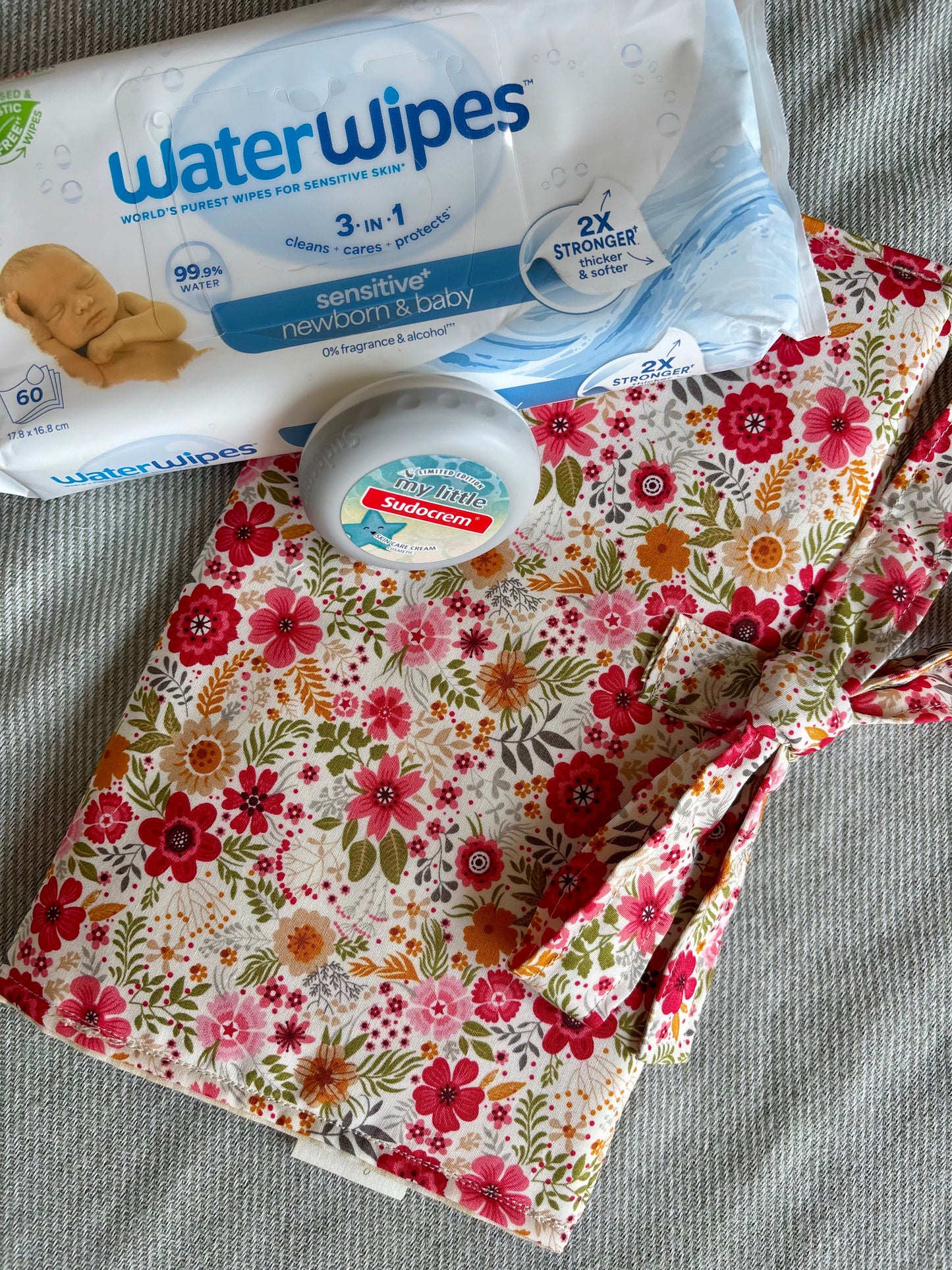 Nappy Wallet - Summer Florals Yellow Gingham