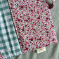 Nappy Wallet - Magenta Floral Teal Gingham