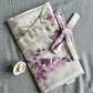 Nappy Wallet - Wisteria Sage Pinstripe