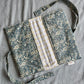 Nappy Wallet - Teal Floral Yellow Gingham