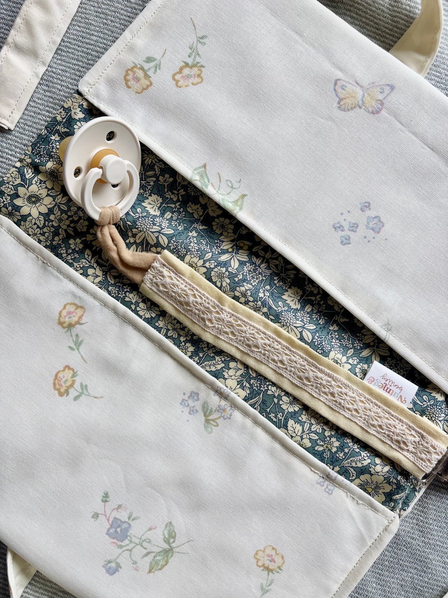 Nappy Wallet - Baby Butterfly Floral