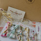 Pastel Handmade Set of 5 Girls Hair Clips