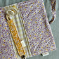 Nappy Wallet - Purple Yellow Florals Gingham
