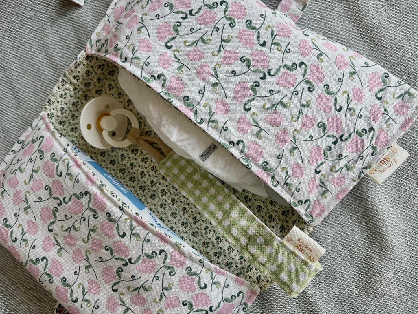 Nappy Wallet - Paisley Florals Vintage