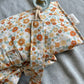 Nappy Wallet - Orange and Yellow Florals Gingham