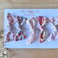 Pink Handmade Set of 5 Girls Hair Clips