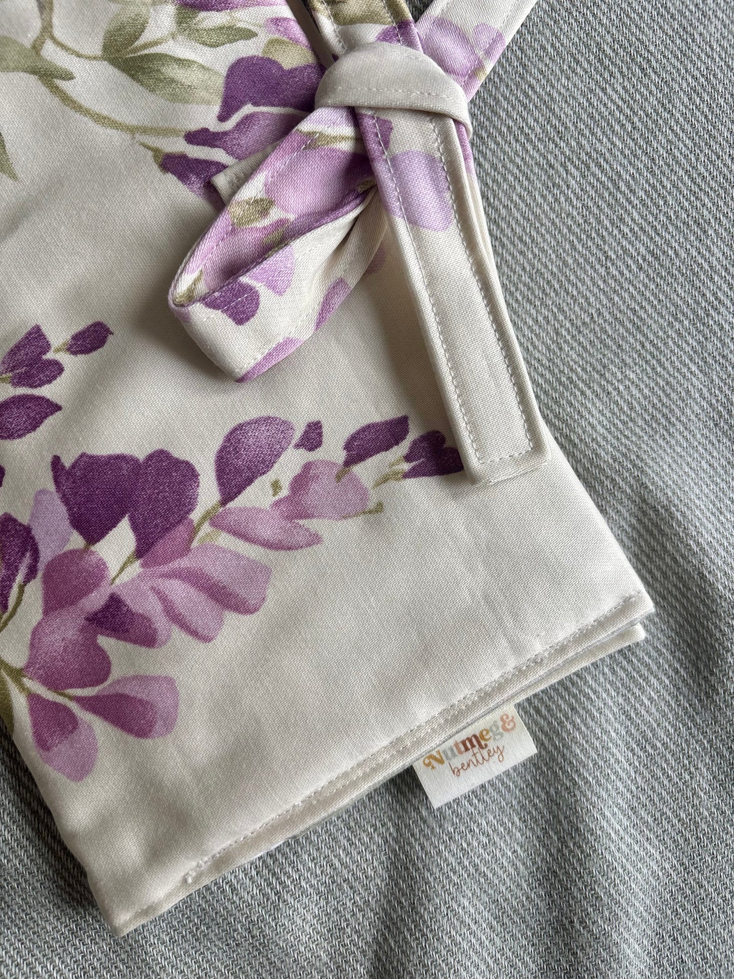 Nappy Wallet - Wisteria Sage Pinstripe