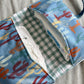 Nappy Wallet - Cactus Teal Gingham