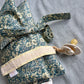 Nappy Wallet - Teal Floral Yellow Gingham