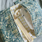 Nappy Wallet - Teal Floral Yellow Gingham