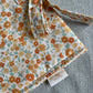 Nappy Wallet - Orange and Yellow Florals Gingham