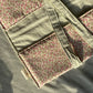 Nappy Wallet - Ditsy Pink Floral Sage Pinstripe