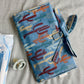 Nappy Wallet - Cactus Teal Gingham