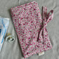 Nappy Wallet - Magenta Floral Teal Gingham