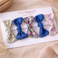 Midnight Handmade Set of 5 Girls Hair Clips
