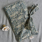 Nappy Wallet - Teal Floral Yellow Gingham