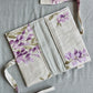 Nappy Wallet - Wisteria Sage Pinstripe