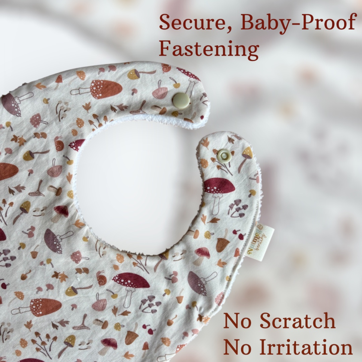 Forest Floor Bib, Dummy Clip, Teething Ring