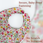 Summer Poppies Bib, Dummy Clip, Teething Ring