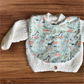 Whimsical Birdies Bib, Teething Ring