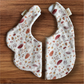 Forest Floor Bib, Dummy Clip, Teething Ring