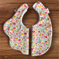 Summer Poppies Bib, Dummy Clip, Teething Ring