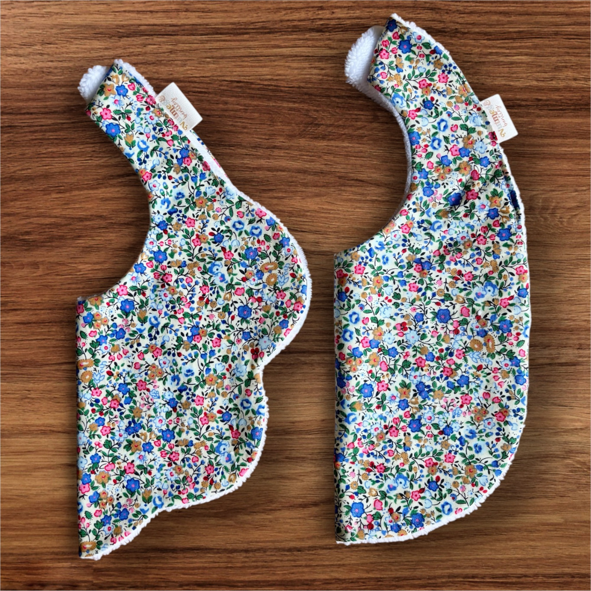 Vibrant Florals Bib, Dummy Clip, Teething Ring