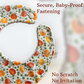 Pumpkin Patch Bib, Dummy Clip, Teething Ring
