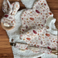 Forest Floor Bib, Dummy Clip, Teething Ring