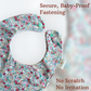 Pastel Florals Bib, Dummy Clip, Teething Ring