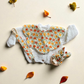 Pumpkin Patch Bib, Dummy Clip, Teething Ring