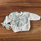 Whimsical Birdies Bib, Teething Ring