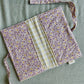 Nappy Wallet - Purple Yellow Florals Gingham
