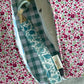 Nappy Wallet - Magenta Floral Teal Gingham