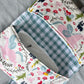 Nappy Wallet - Fairy Tale Teal Gingham