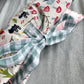 Nappy Wallet - Fairy Tale Teal Gingham