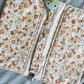 Nappy Wallet - Orange and Yellow Florals Gingham