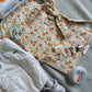 Nappy Wallet - Orange and Yellow Florals Gingham