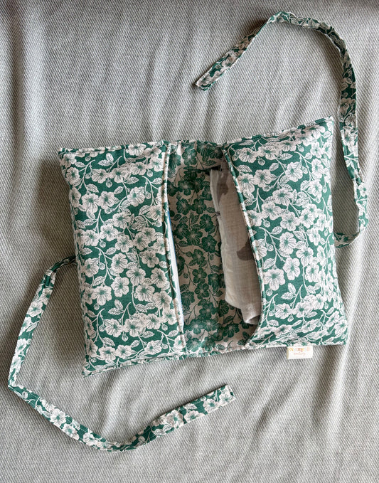 Nappy Wallet - Green Florals
