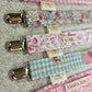 Personalised Dummy Clip – Handmade, Safe & Timeless Pink Baby Keepsake