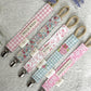 Personalised Dummy Clip – Handmade, Safe & Timeless Pink Baby Keepsake