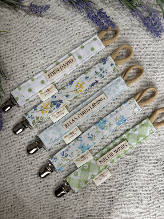 Personalised Dummy Clip – Handmade, Safe & Timeless Gifts Baby Keepsake